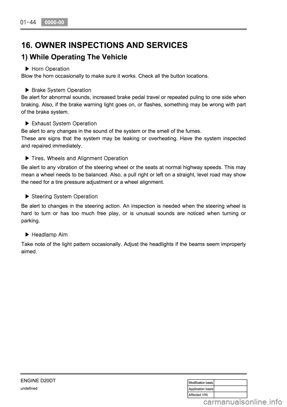 SSANGYONG KYRON 2008  Service Manual 