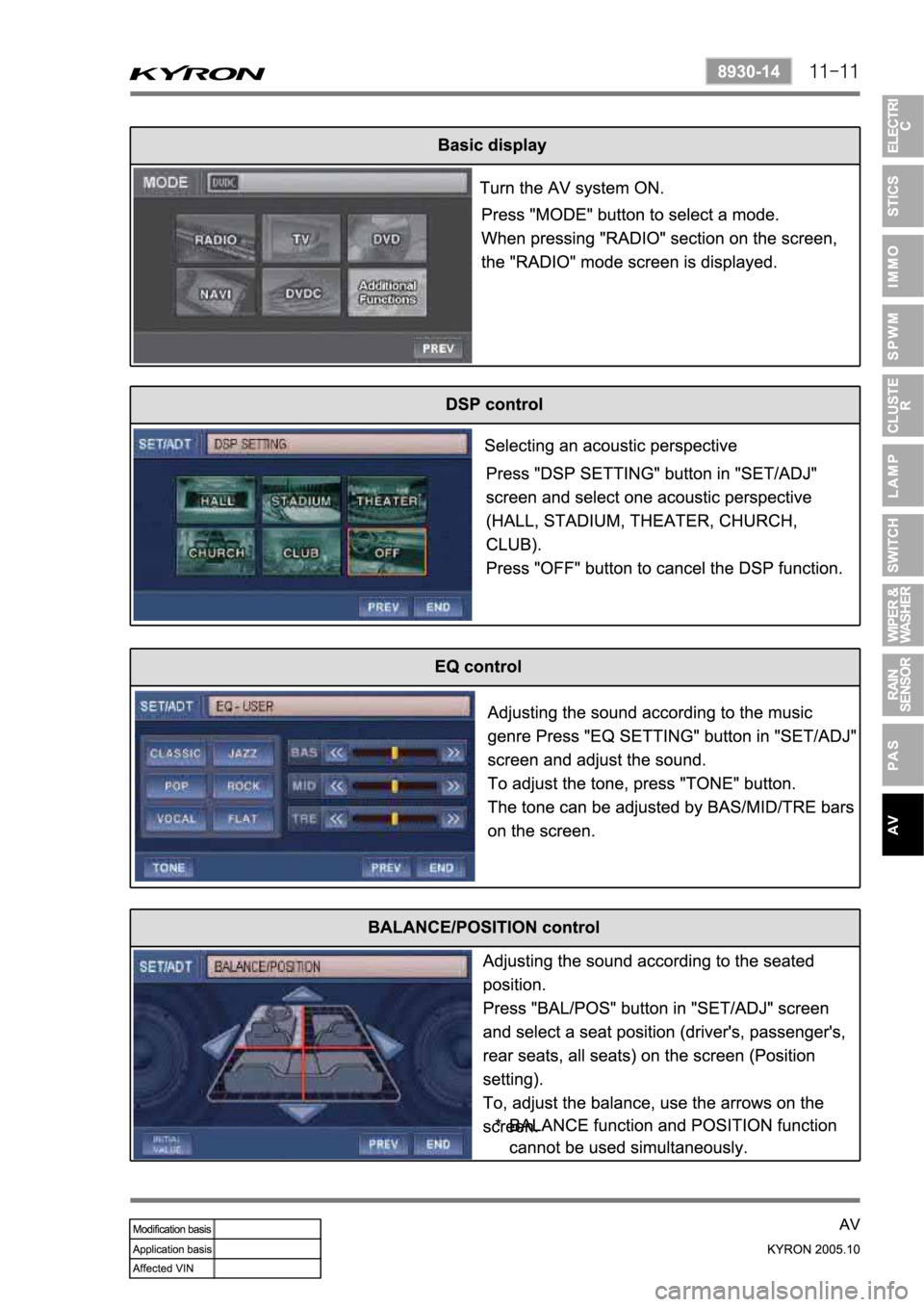 SSANGYONG KYRON 2005  Service Manual 