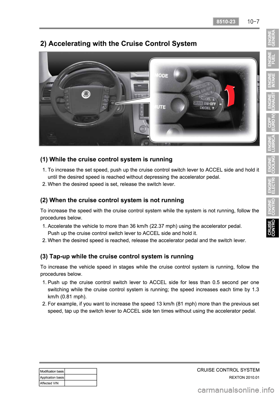 SSANGYONG NEW REXTON 2010  Service Manual 