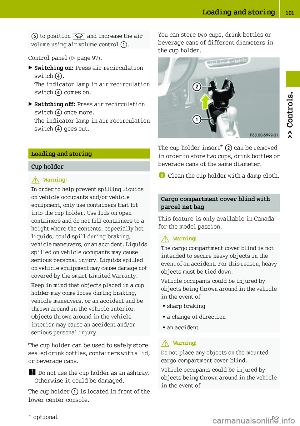 SMART FORTWO COUPE 2019  Owners Manual 