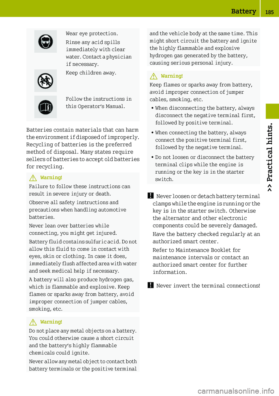 SMART FORTWO COUPE 2019  Owners Manual 