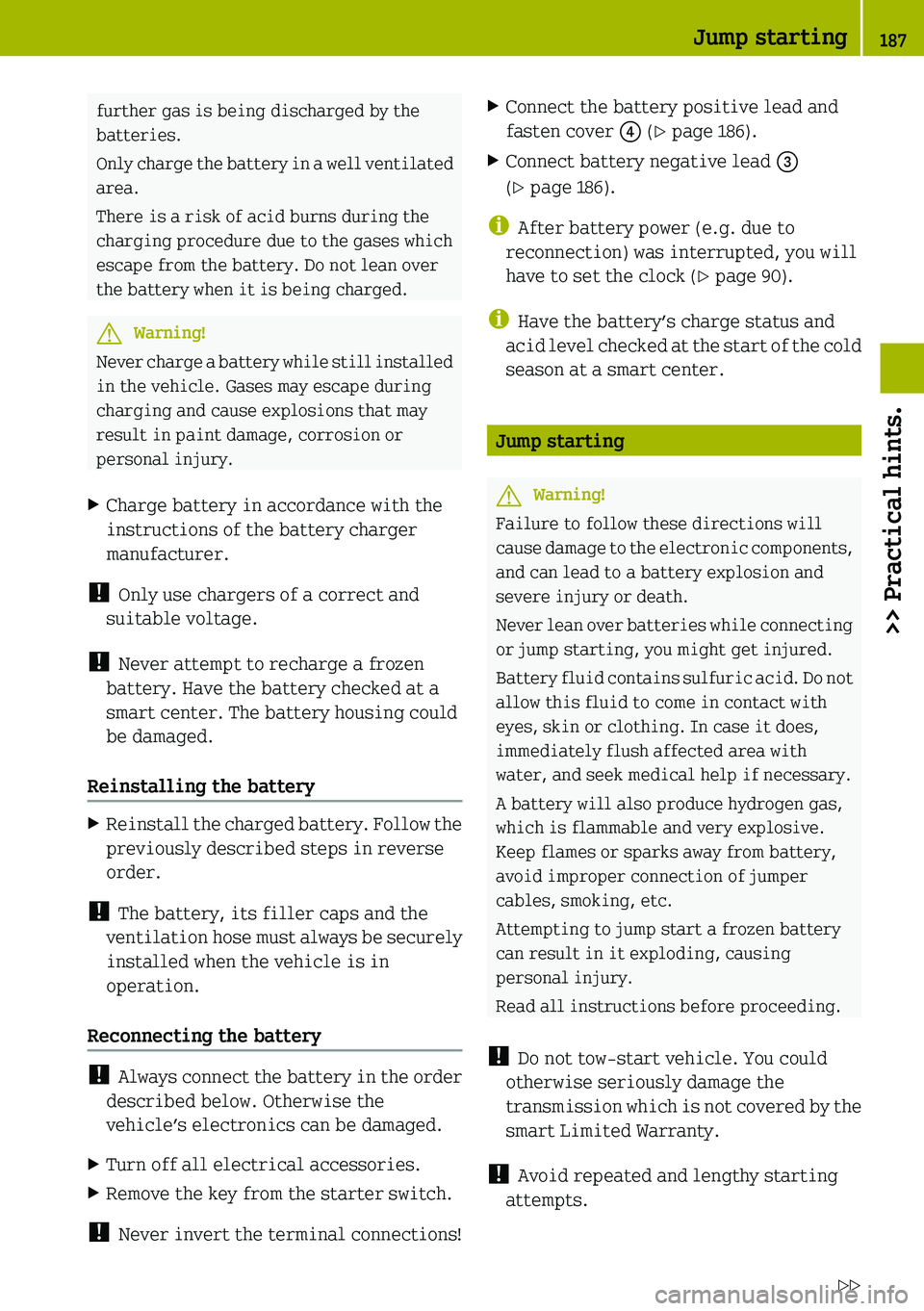 SMART FORTWO COUPE 2019  Owners Manual 