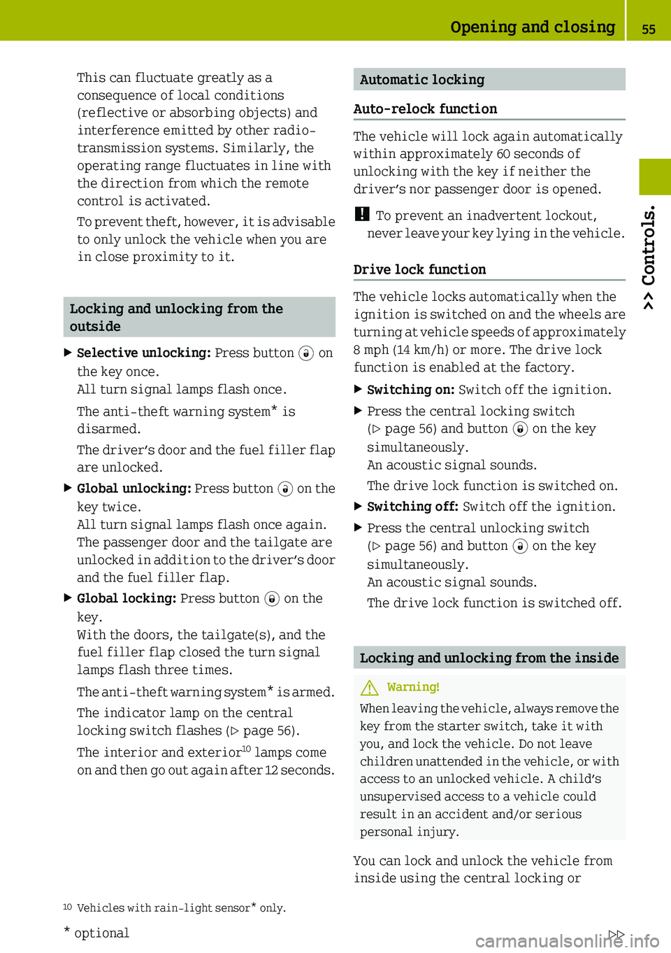 SMART FORTWO COUPE 2019  Owners Manual 