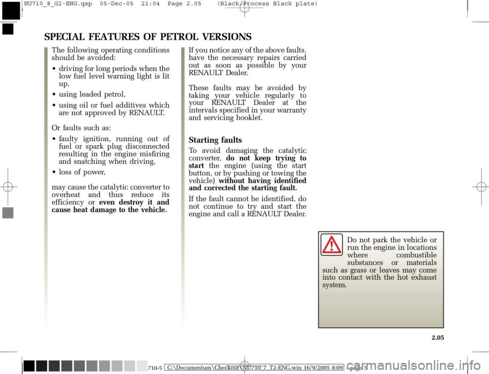 RENAULT MODUS 2008 1.G Owners Manual 