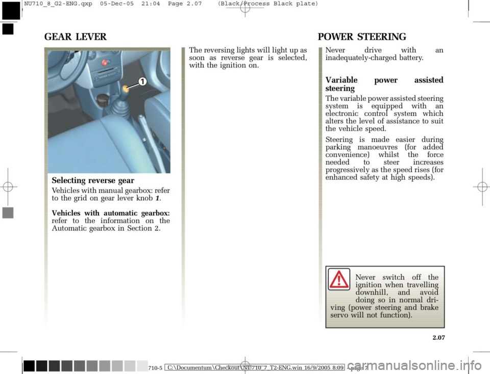 RENAULT MODUS 2008 1.G Owners Manual 