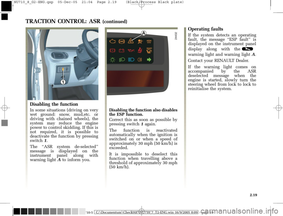 RENAULT MODUS 2008 1.G Owners Manual 