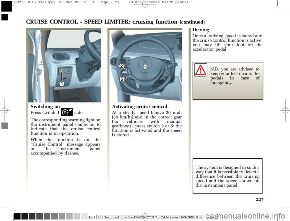 RENAULT MODUS 2008 1.G Owners Manual 