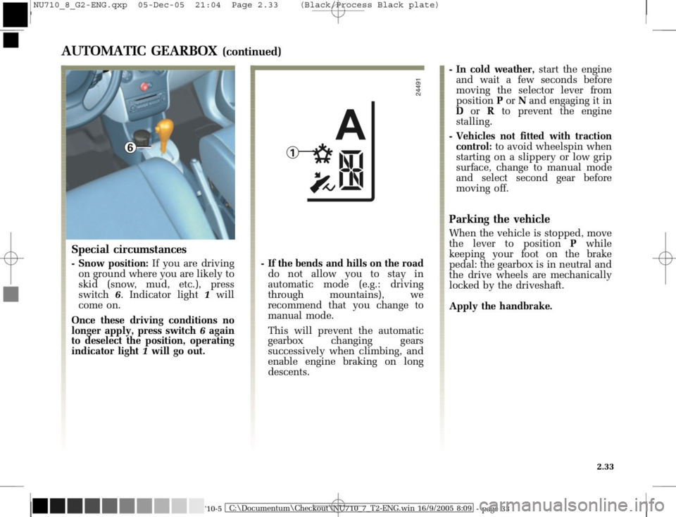 RENAULT MODUS 2008 1.G Owners Manual 
