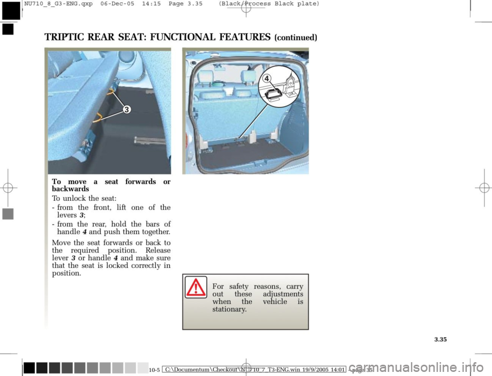RENAULT MODUS 2008 1.G Owners Manual 