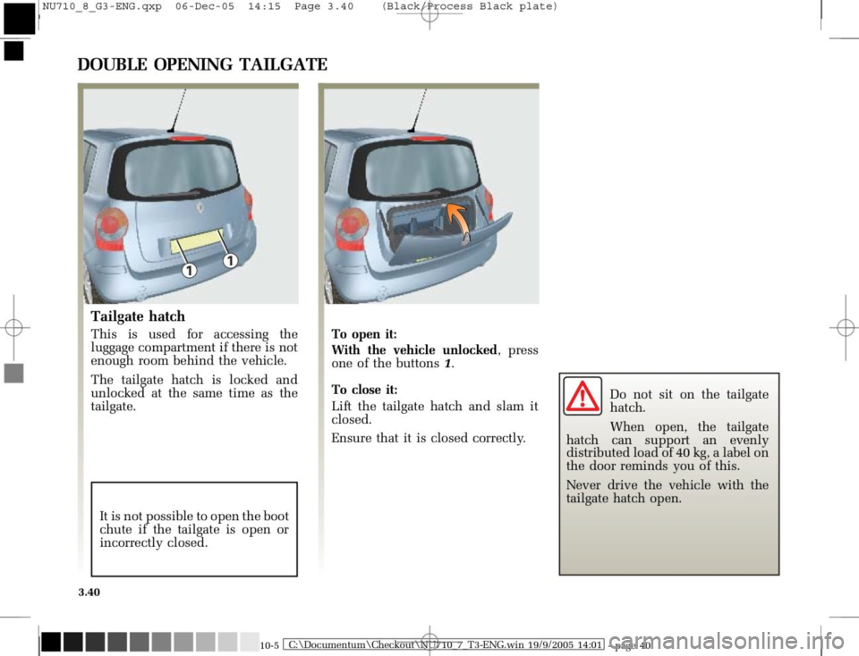 RENAULT MODUS 2008 1.G Owners Manual 