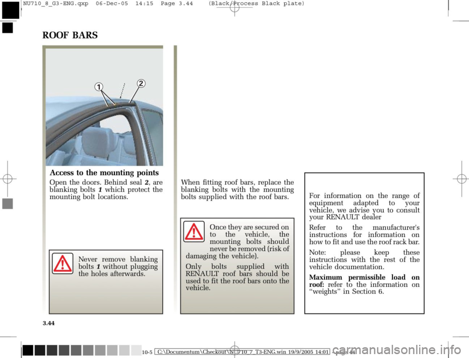 RENAULT MODUS 2008 1.G Owners Manual 