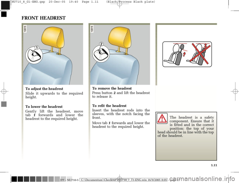 RENAULT MODUS 2008 1.G Owners Manual 