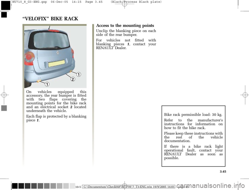 RENAULT MODUS 2008 1.G Owners Manual 