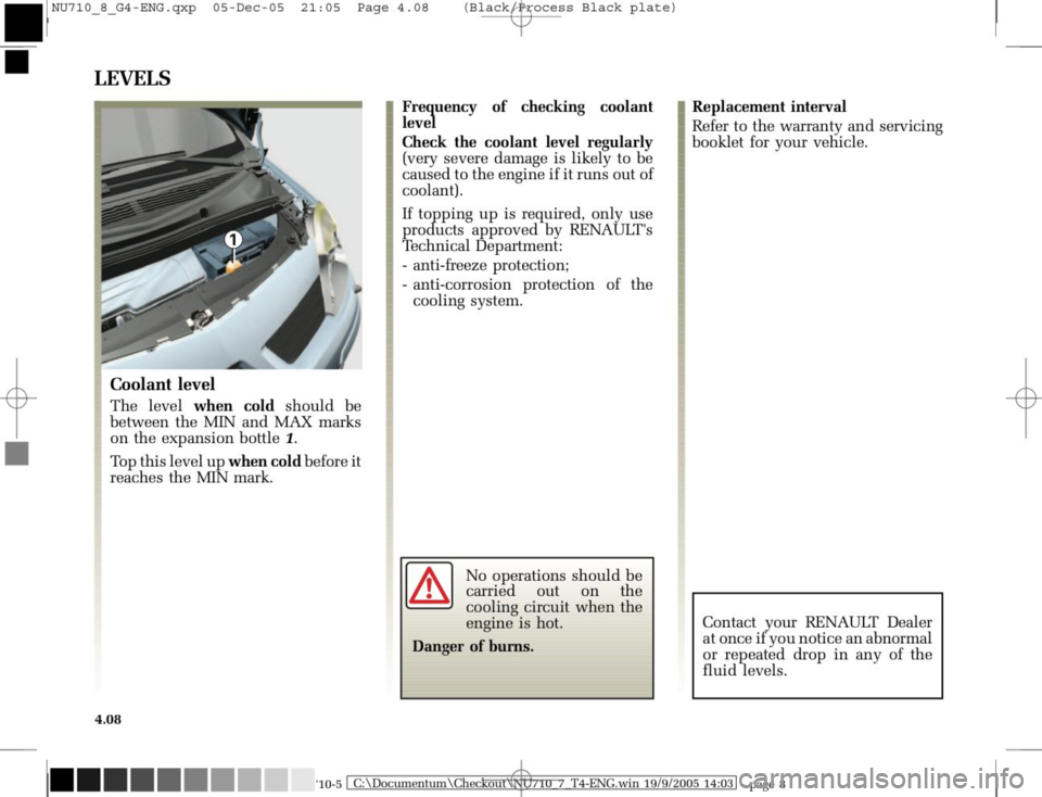 RENAULT MODUS 2008 1.G Owners Manual 