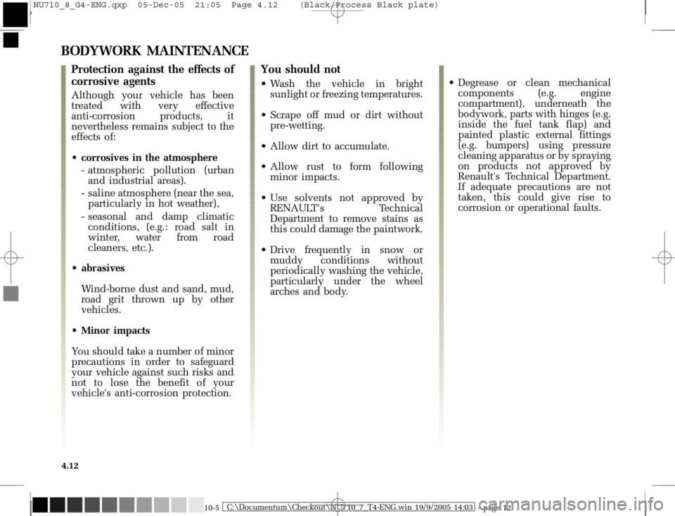 RENAULT MODUS 2008 1.G Owners Manual 