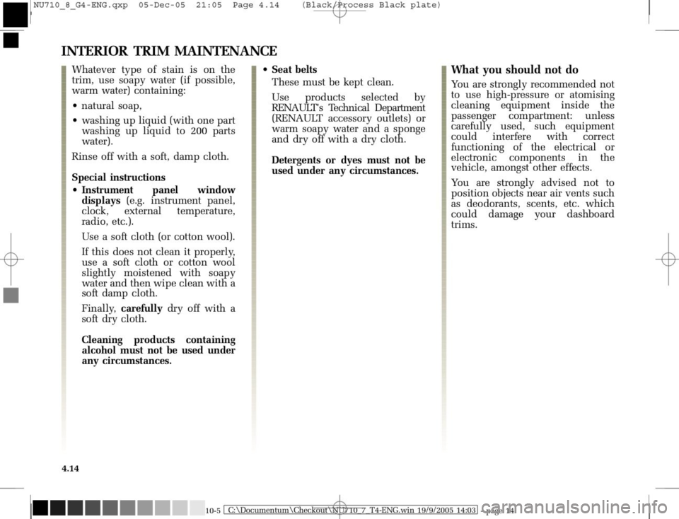 RENAULT MODUS 2008 1.G Owners Manual 