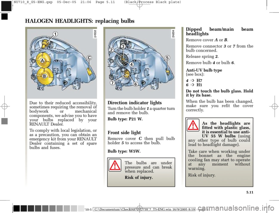 RENAULT MODUS 2008 1.G Owners Manual 
