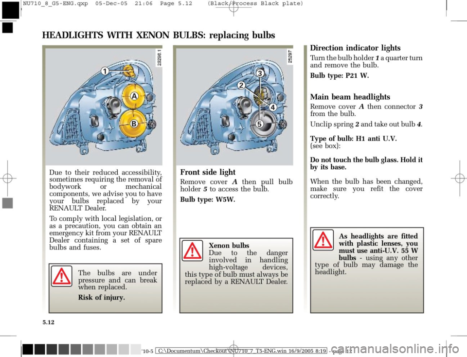 RENAULT MODUS 2008 1.G Owners Manual 