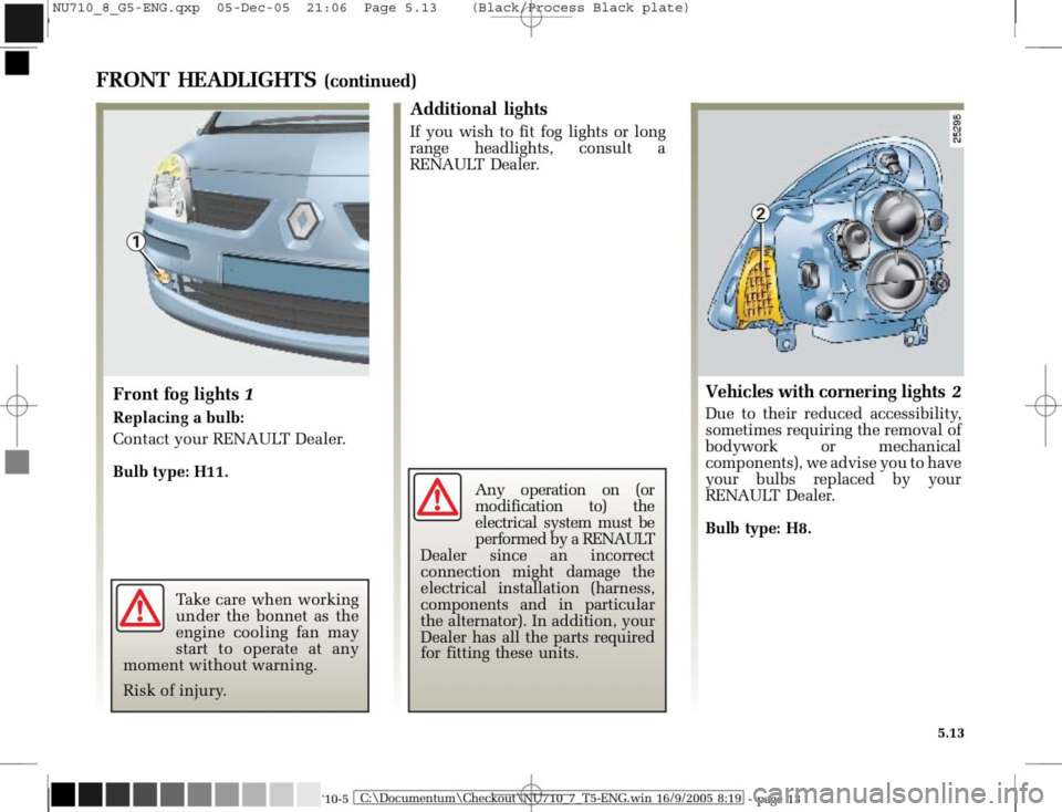 RENAULT MODUS 2008 1.G Owners Manual 