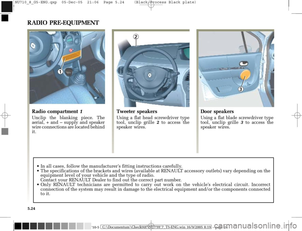 RENAULT MODUS 2008 1.G Owners Manual 
