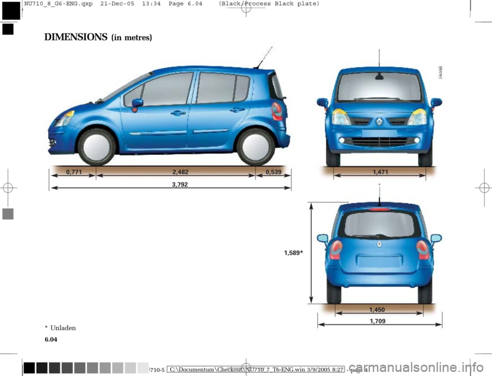 RENAULT MODUS 2008 1.G Owners Manual 