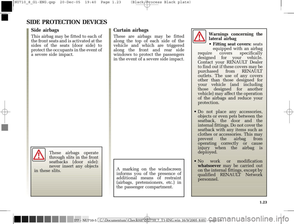 RENAULT MODUS 2008 1.G Owners Manual 