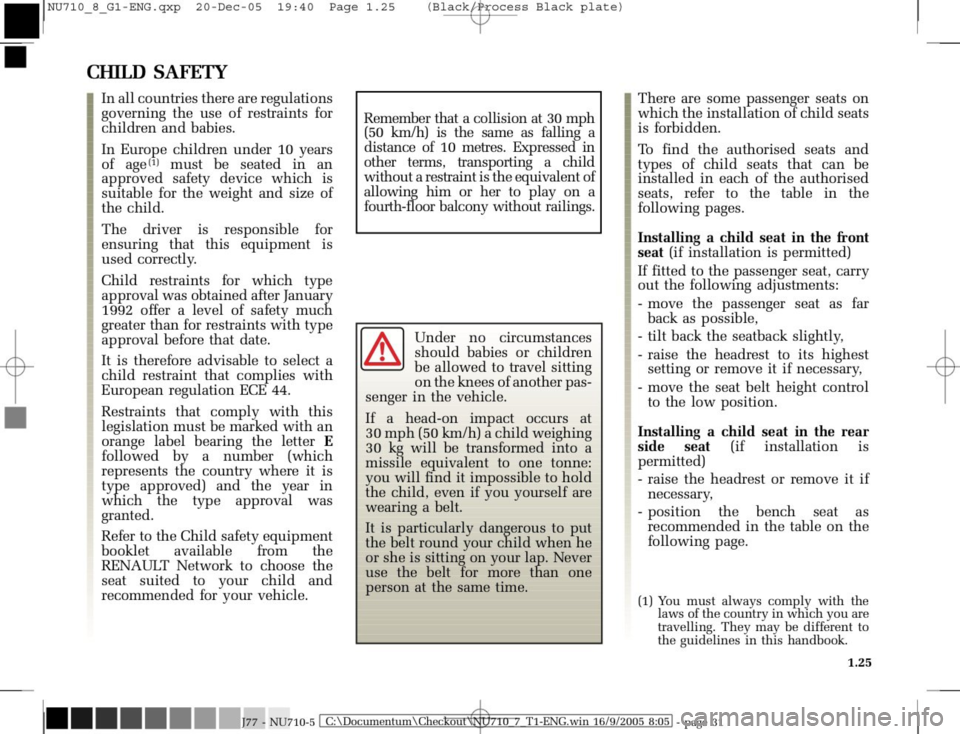 RENAULT MODUS 2008 1.G Owners Manual 