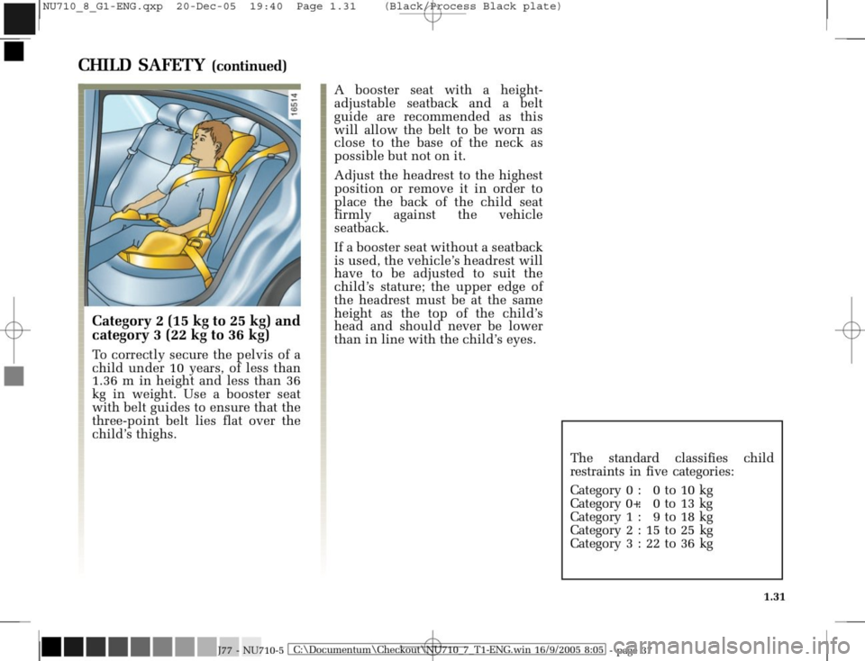 RENAULT MODUS 2008 1.G Owners Manual 