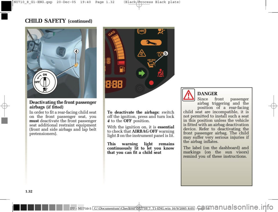 RENAULT MODUS 2008 1.G Owners Manual 