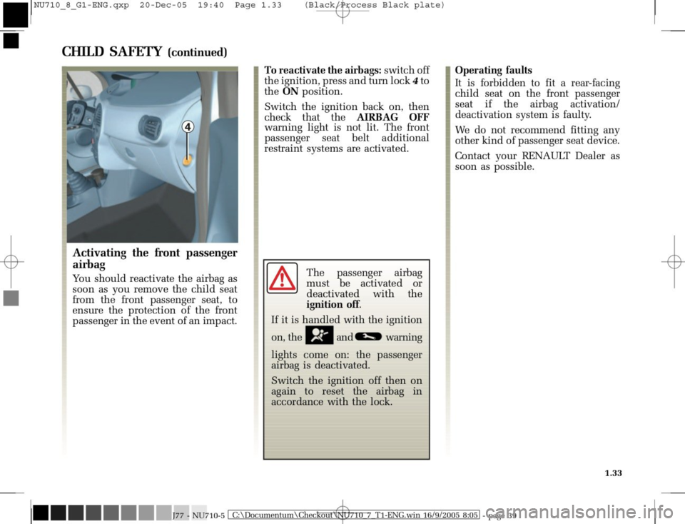 RENAULT MODUS 2008 1.G Owners Manual 