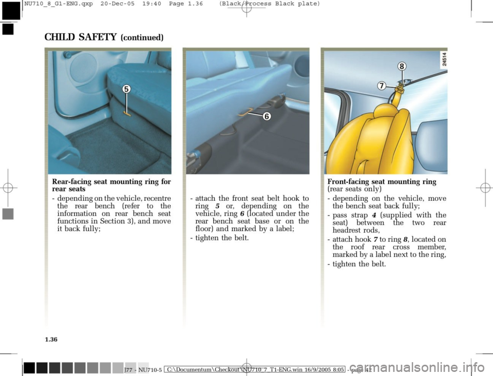RENAULT MODUS 2008 1.G Owners Manual 
