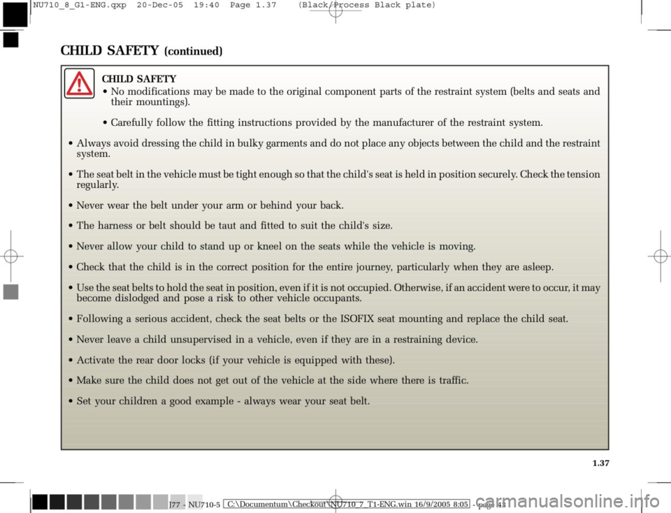 RENAULT MODUS 2008 1.G Owners Manual 