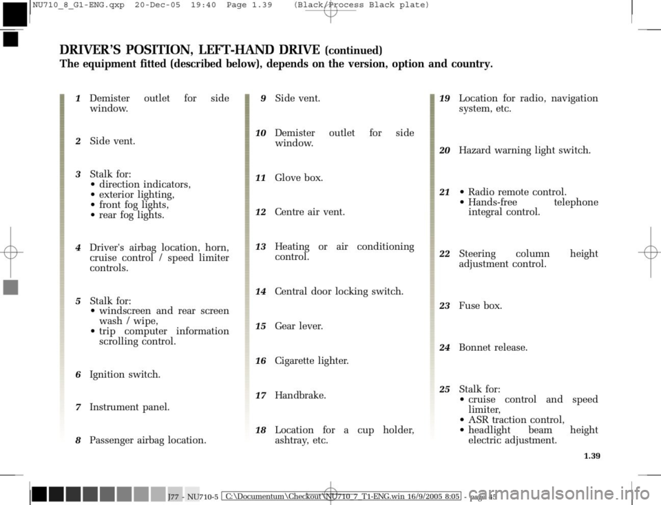 RENAULT MODUS 2008 1.G Owners Manual 