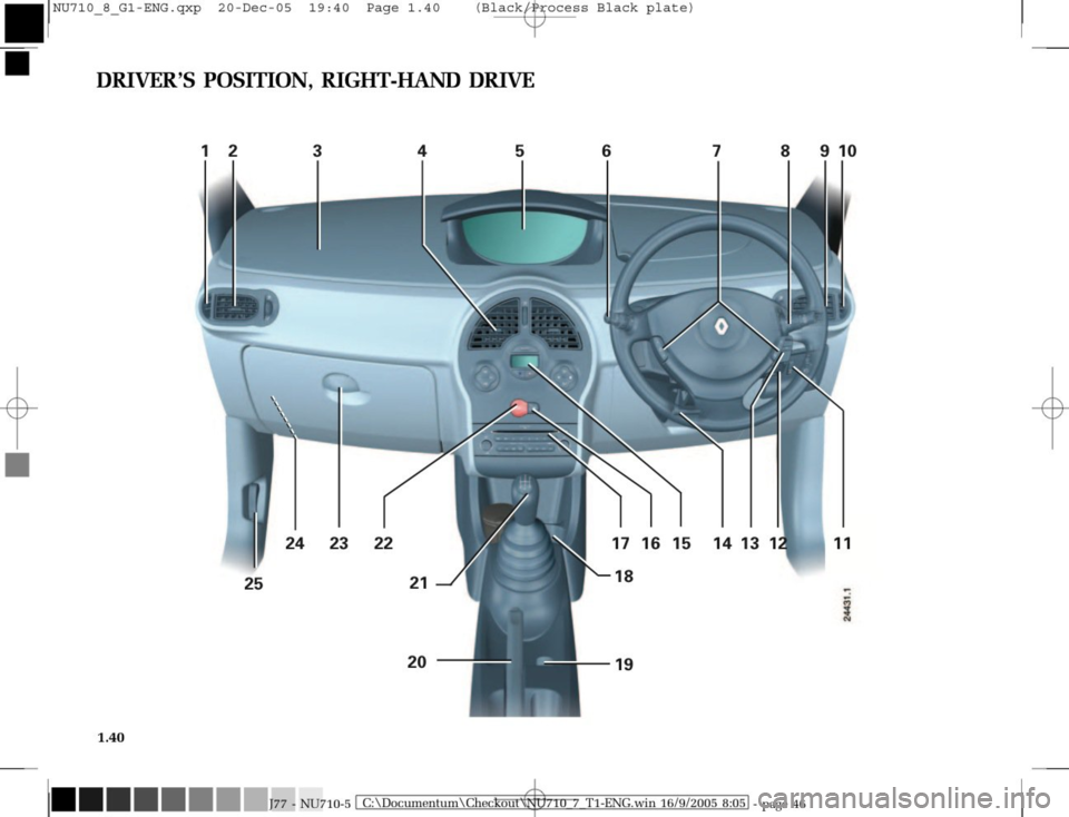 RENAULT MODUS 2008 1.G Owners Manual 
