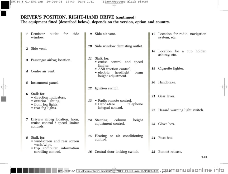 RENAULT MODUS 2008 1.G Owners Manual 