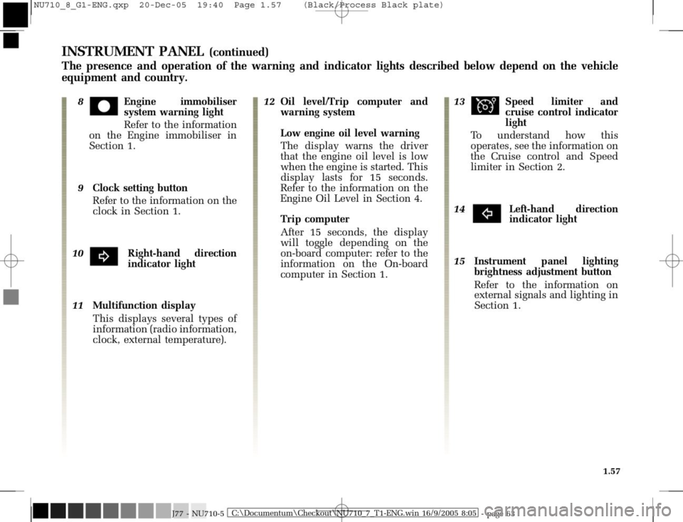 RENAULT MODUS 2008 1.G Owners Manual 