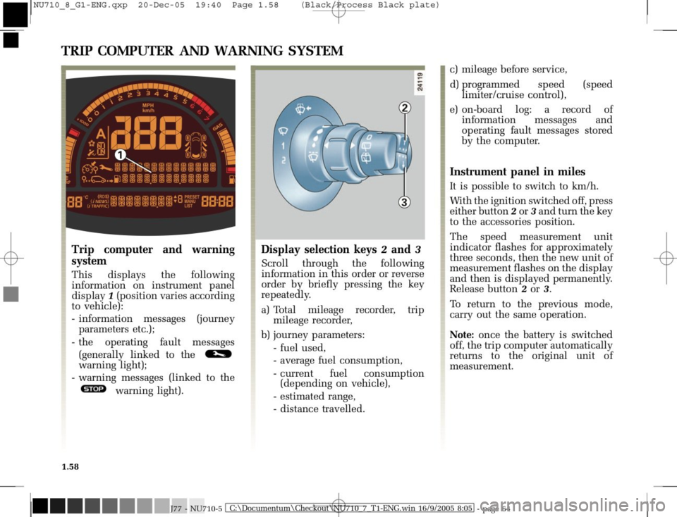 RENAULT MODUS 2008 1.G Owners Manual 