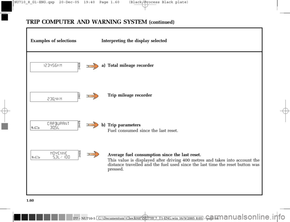 RENAULT MODUS 2008 1.G Owners Manual 