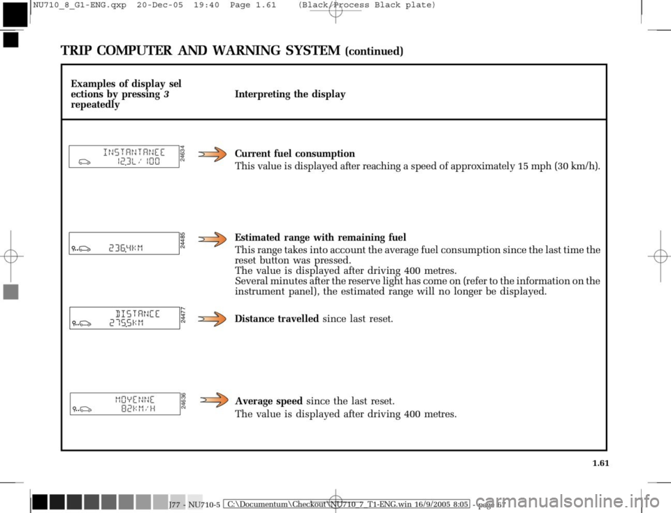 RENAULT MODUS 2008 1.G Owners Manual 