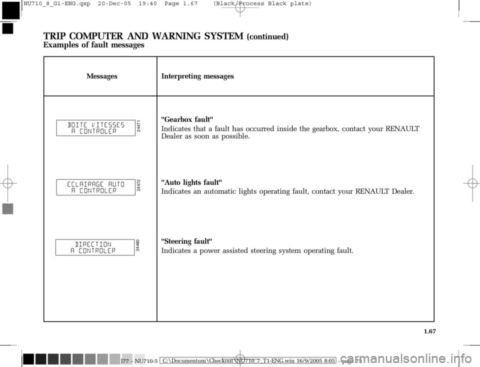 RENAULT MODUS 2008 1.G Owners Manual 