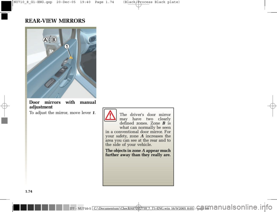 RENAULT MODUS 2008 1.G Owners Manual 