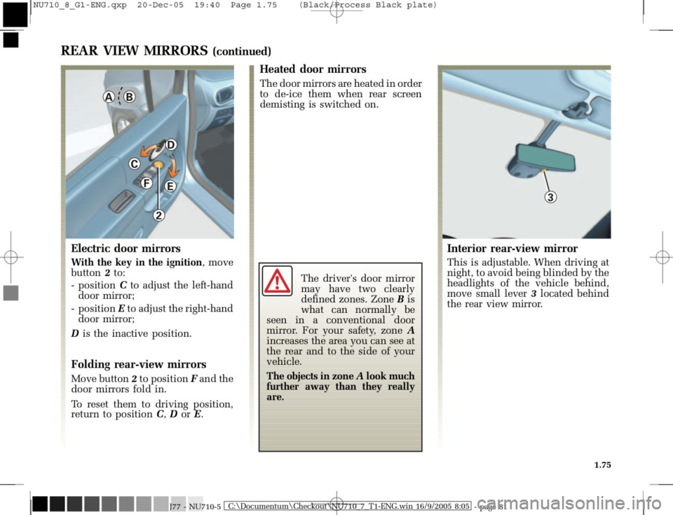 RENAULT MODUS 2008 1.G Owners Manual 