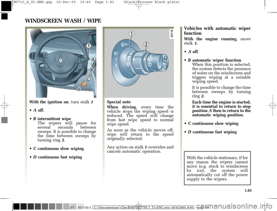 RENAULT MODUS 2008 1.G Owners Manual 
