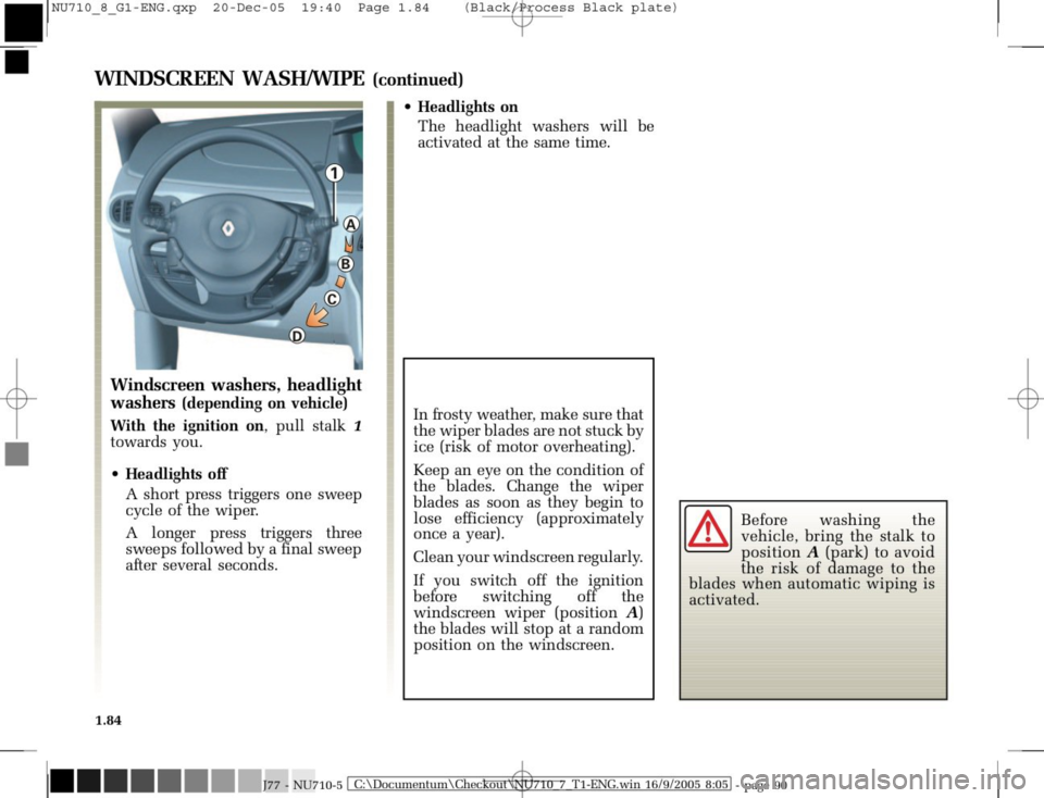 RENAULT MODUS 2008 1.G Owners Manual 