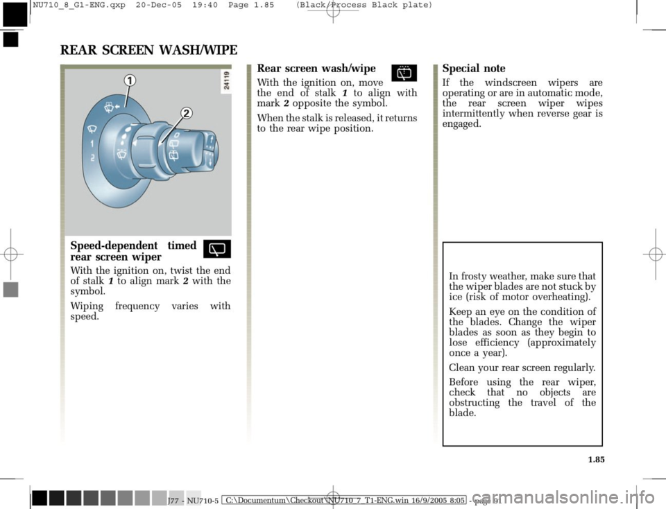 RENAULT MODUS 2008 1.G Owners Manual 