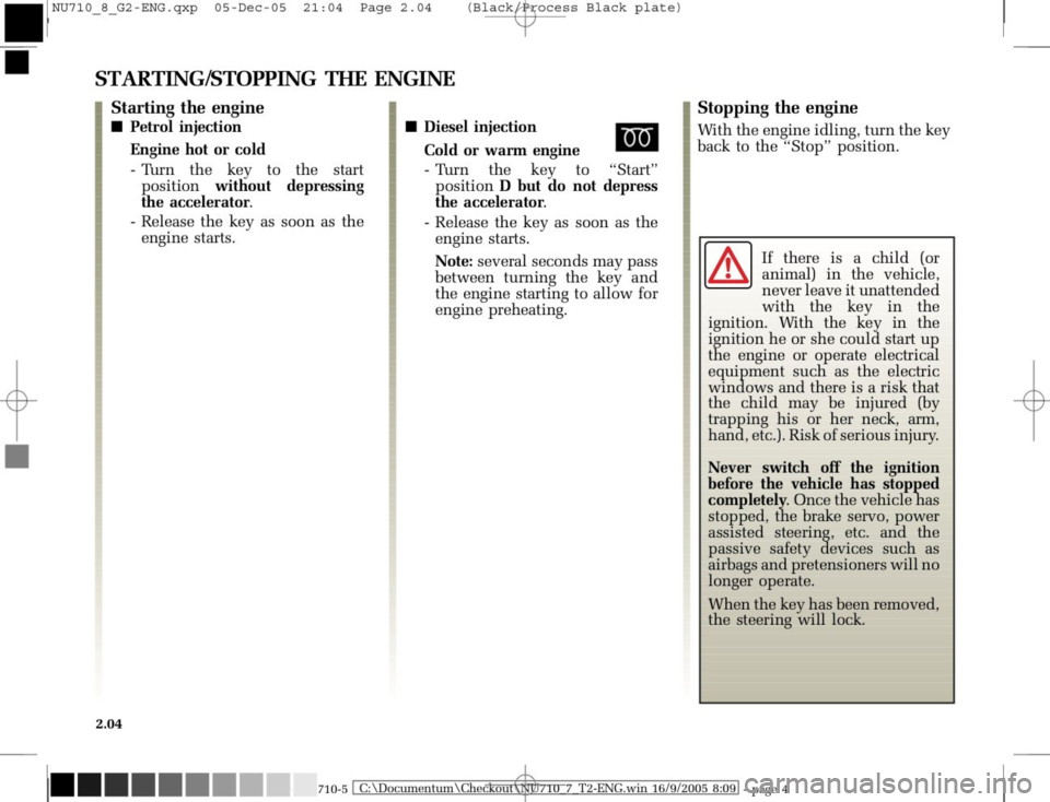 RENAULT MODUS 2008 1.G Owners Manual 
