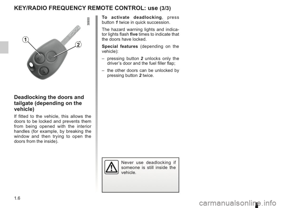 RENAULT KANGOO 2014 X61 / 2.G Owners Manual 