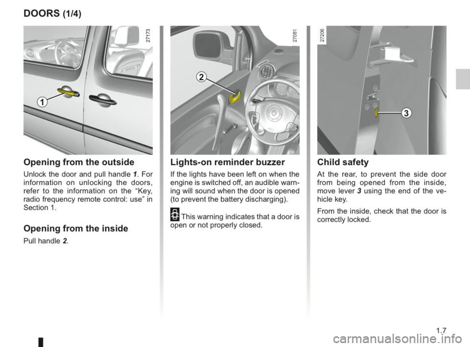 RENAULT KANGOO 2014 X61 / 2.G Owners Manual 