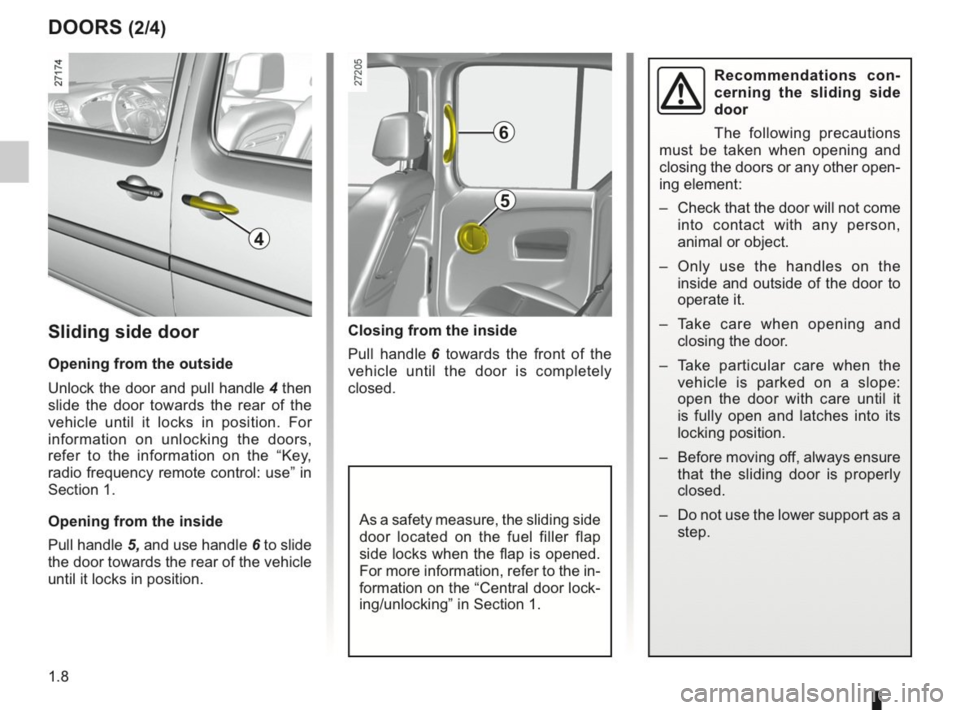 RENAULT KANGOO 2014 X61 / 2.G Owners Manual 