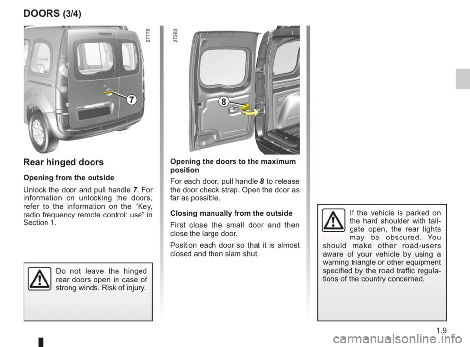 RENAULT KANGOO 2014 X61 / 2.G Owners Manual 